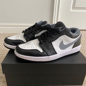 Jordan 1 Low Black White Grey